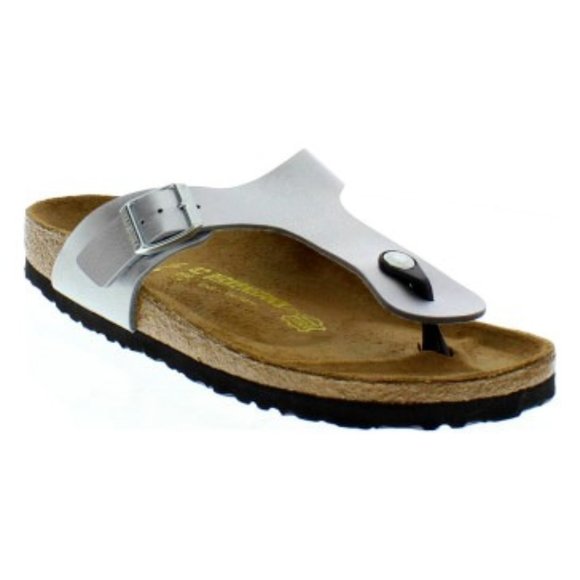 Birkenstock Gizeh New in Box - Silver - Picture 1 of 1